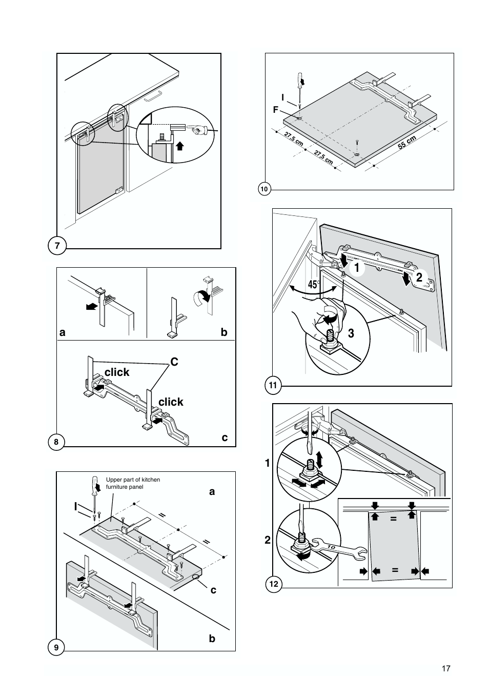 Ab c c click click | Tricity Bendix TBUF 100 User Manual | Page 17 / 20