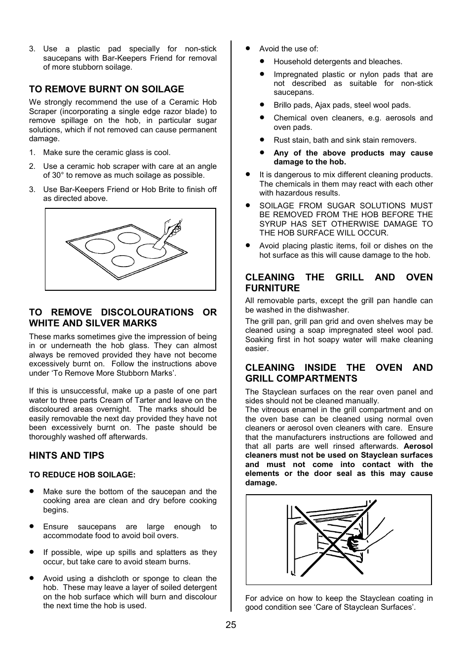 Tricity Bendix SE424 User Manual | Page 25 / 32