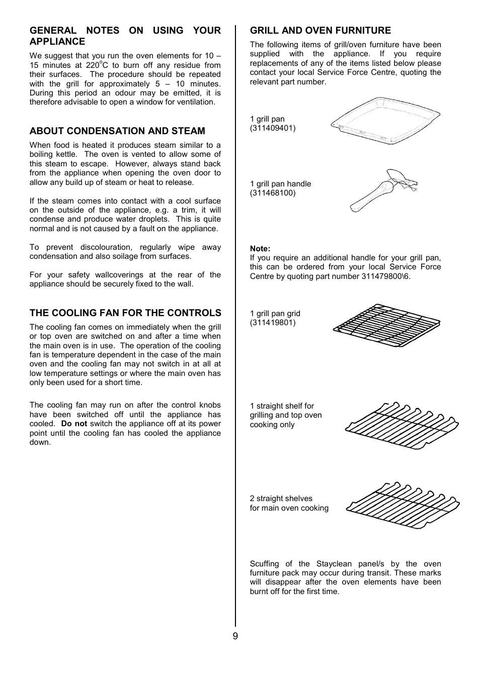 Tricity Bendix SE424 User Manual | Page 9 / 32