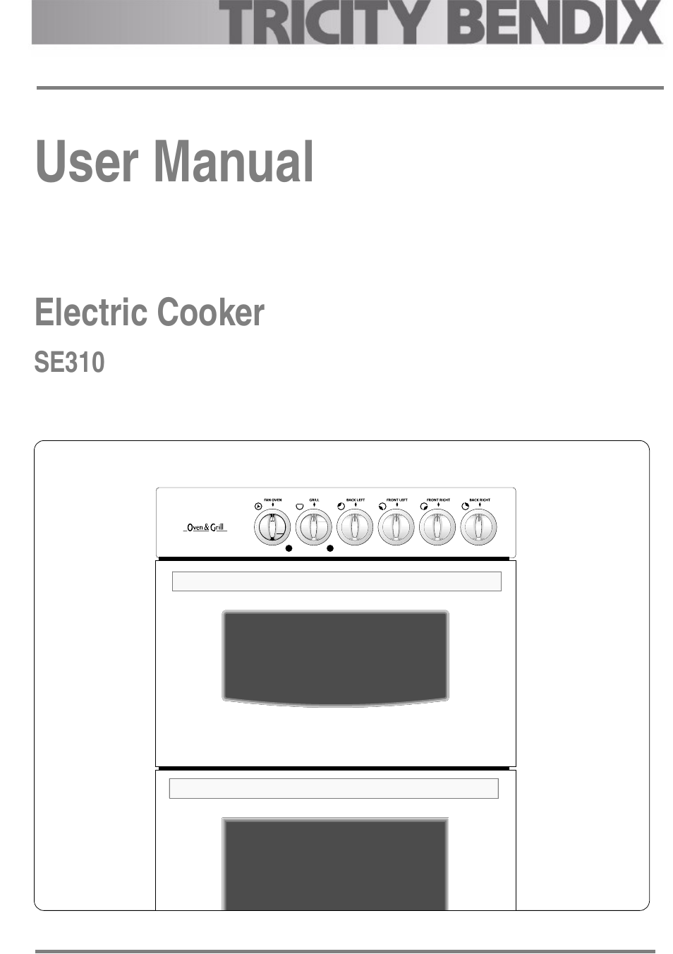 Tricity Bendix SE310 User Manual | 28 pages