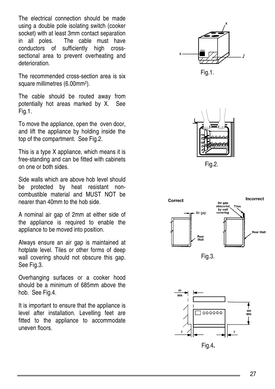 Tricity Bendix SE310 User Manual | Page 27 / 28