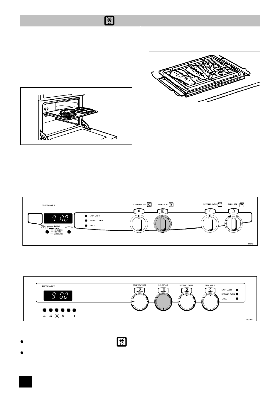 Defrost feature | Tricity Bendix BD 921 User Manual | Page 24 / 56