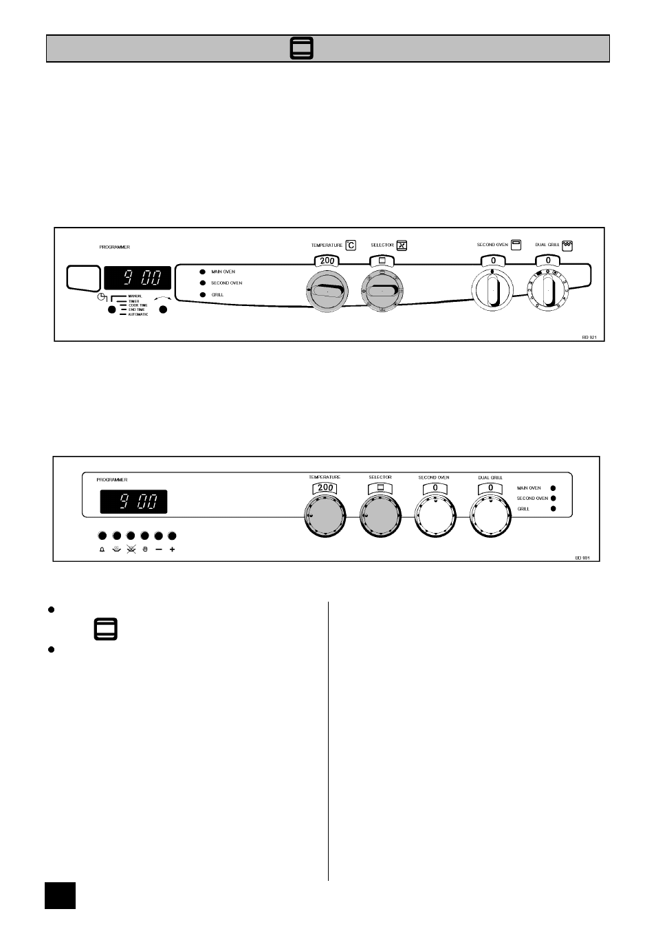 The conventional oven | Tricity Bendix BD 921 User Manual | Page 26 / 56