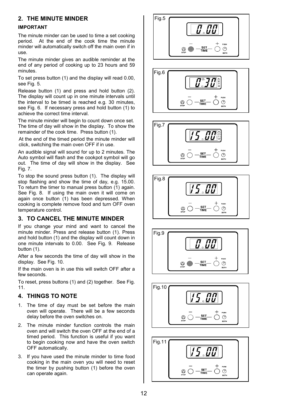Tricity Bendix SIE326 User Manual | Page 12 / 32