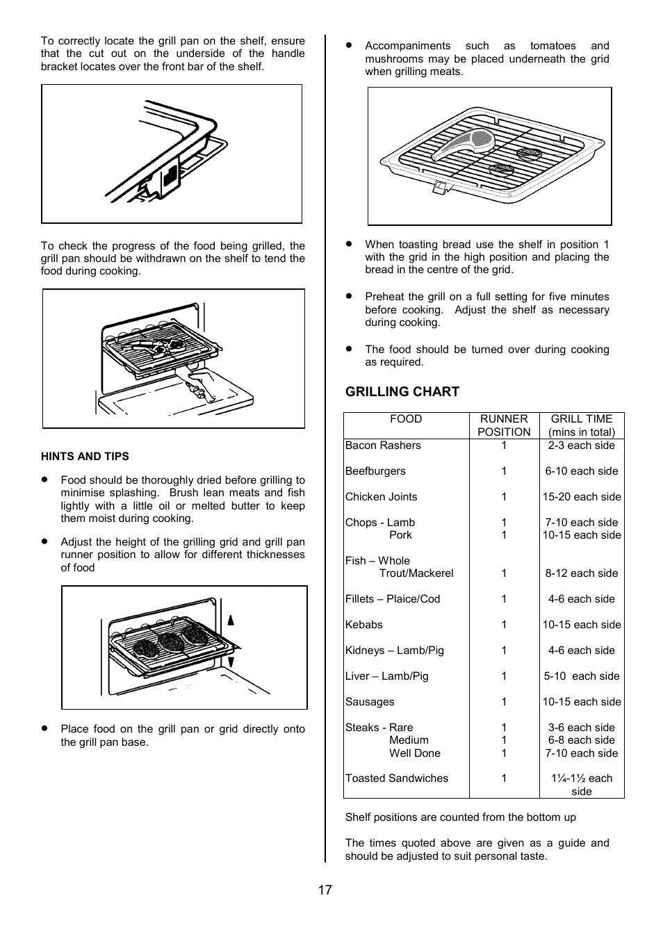 Tricity Bendix SIE326 User Manual | Page 17 / 32