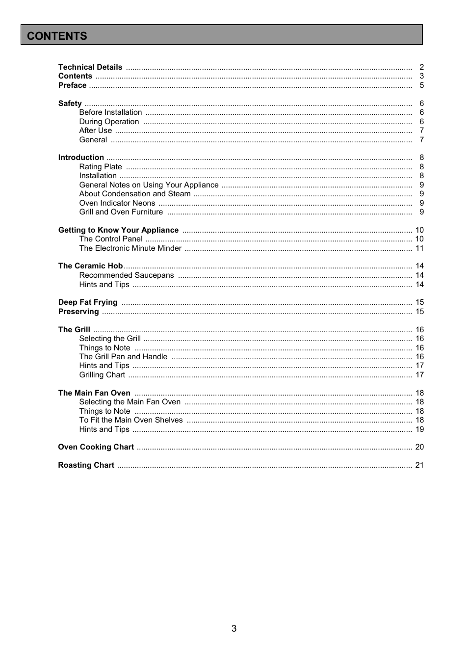 Tricity Bendix SIE326 User Manual | Page 3 / 32
