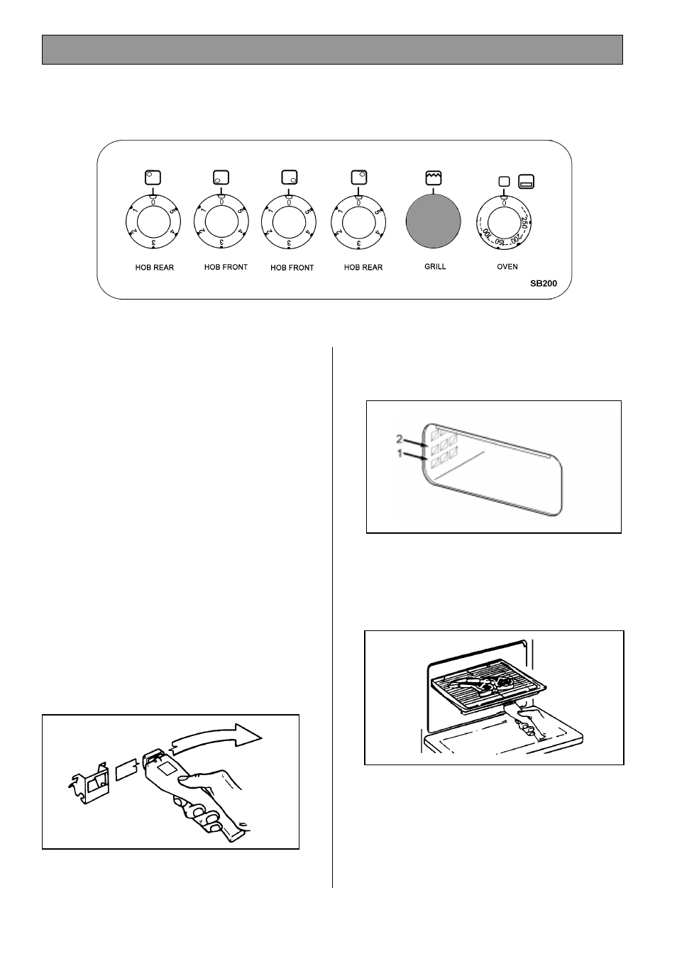 The grill | Tricity Bendix SB200 User Manual | Page 12 / 24