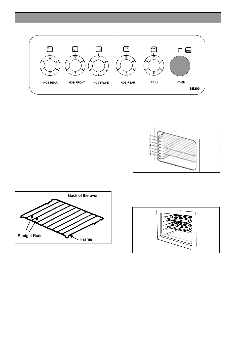 The oven | Tricity Bendix SB200 User Manual | Page 14 / 24