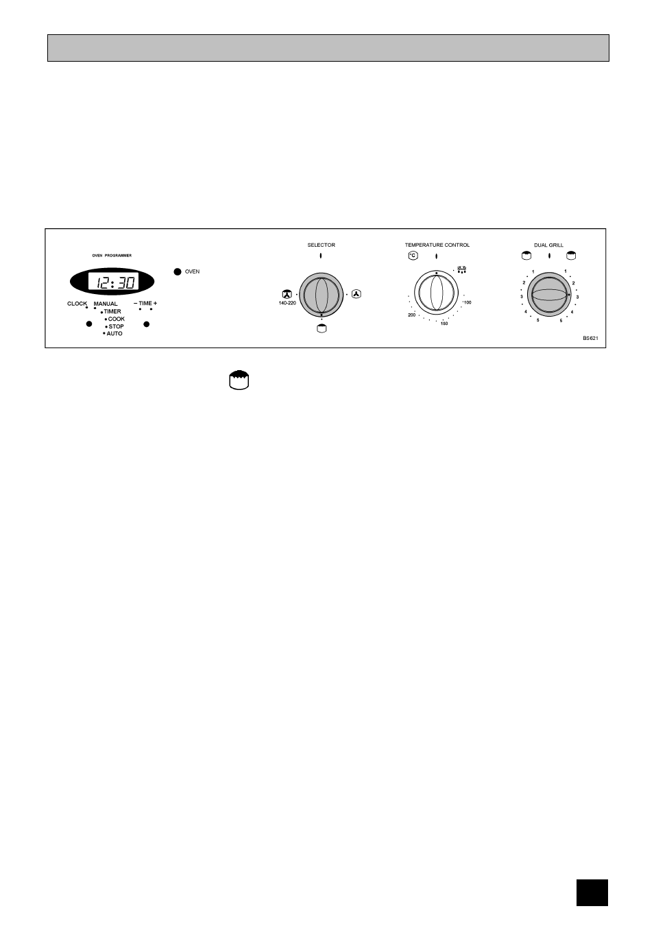 The dual grill | Tricity Bendix BS 621/2 User Manual | Page 19 / 40