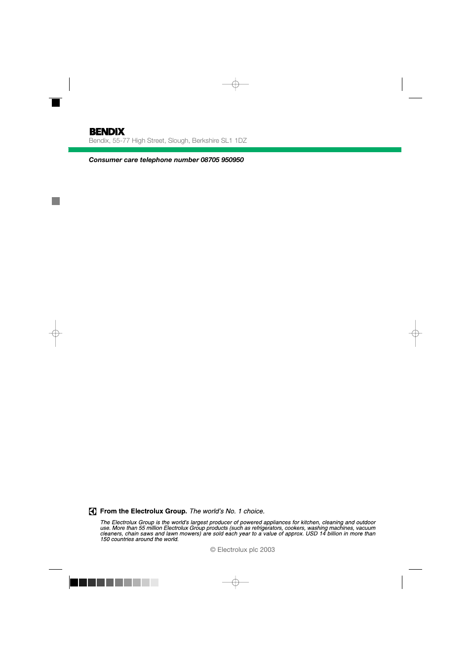 Tricity Bendix BIW 126 W User Manual | Page 27 / 27