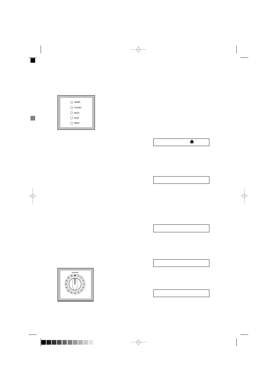 8 programme selector dial, Programme information | Tricity Bendix BIW 126 W User Manual | Page 7 / 27