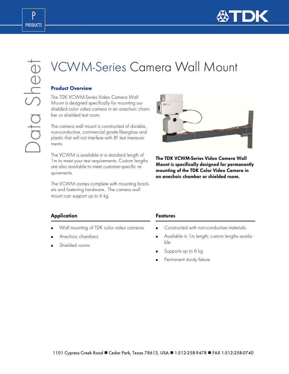 TDK VCWM-150 User Manual | 2 pages