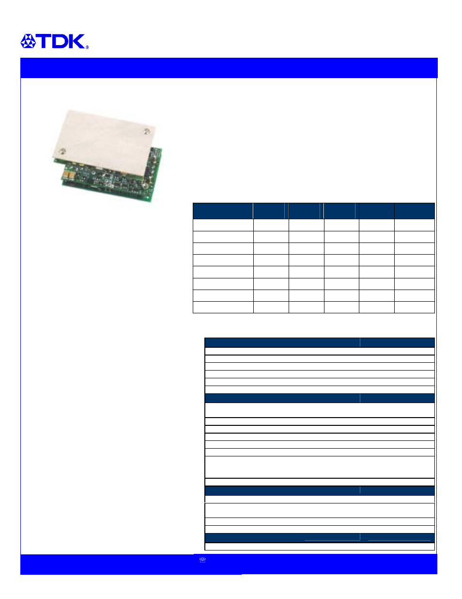 TDK Supereta Series DC/DC User Manual | 2 pages