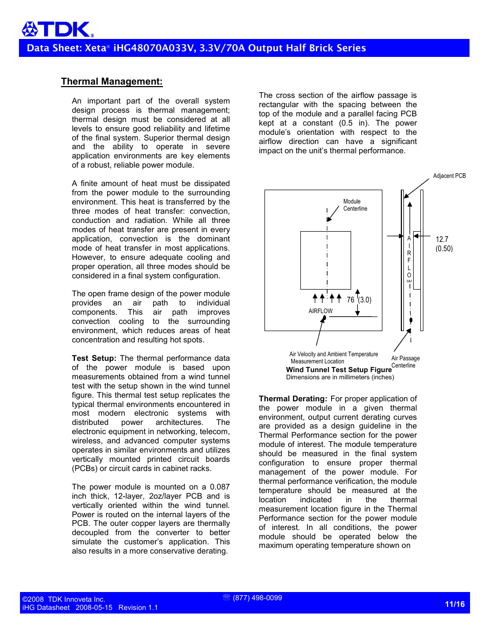 TDK Xeta Half Brick-iHG User Manual | Page 11 / 16