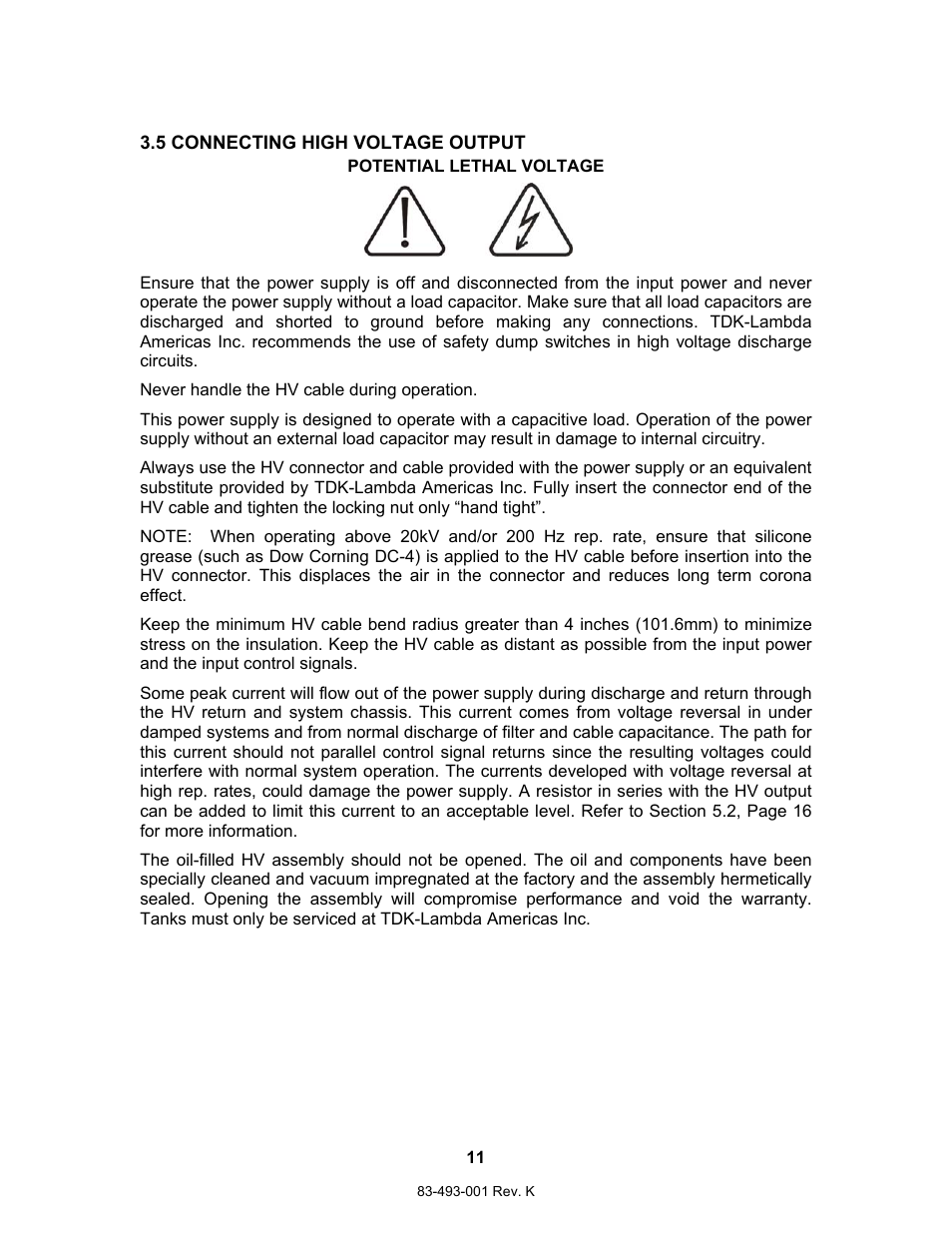 TDK 500A User Manual | Page 19 / 58