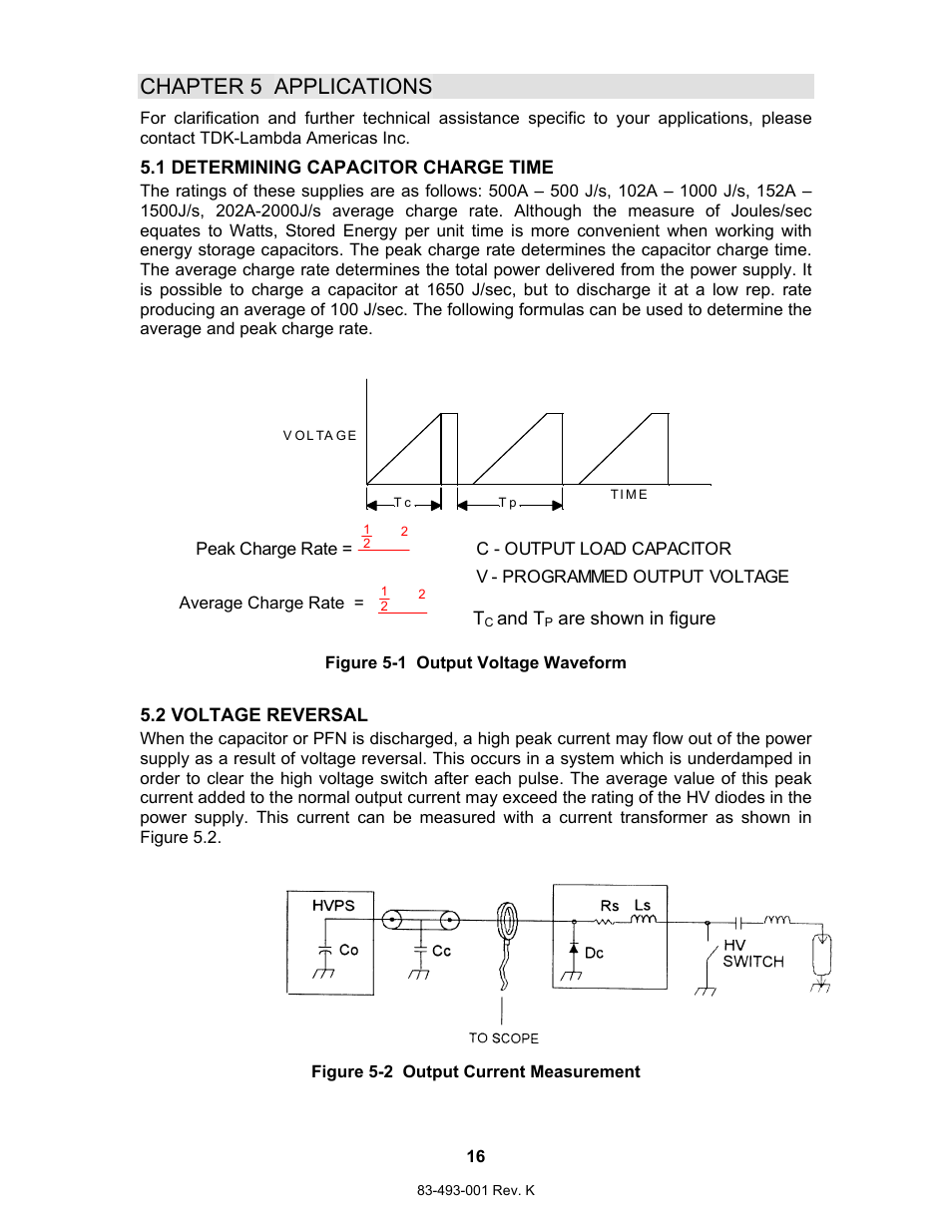 Chapter 5 applications | TDK 500A User Manual | Page 24 / 58