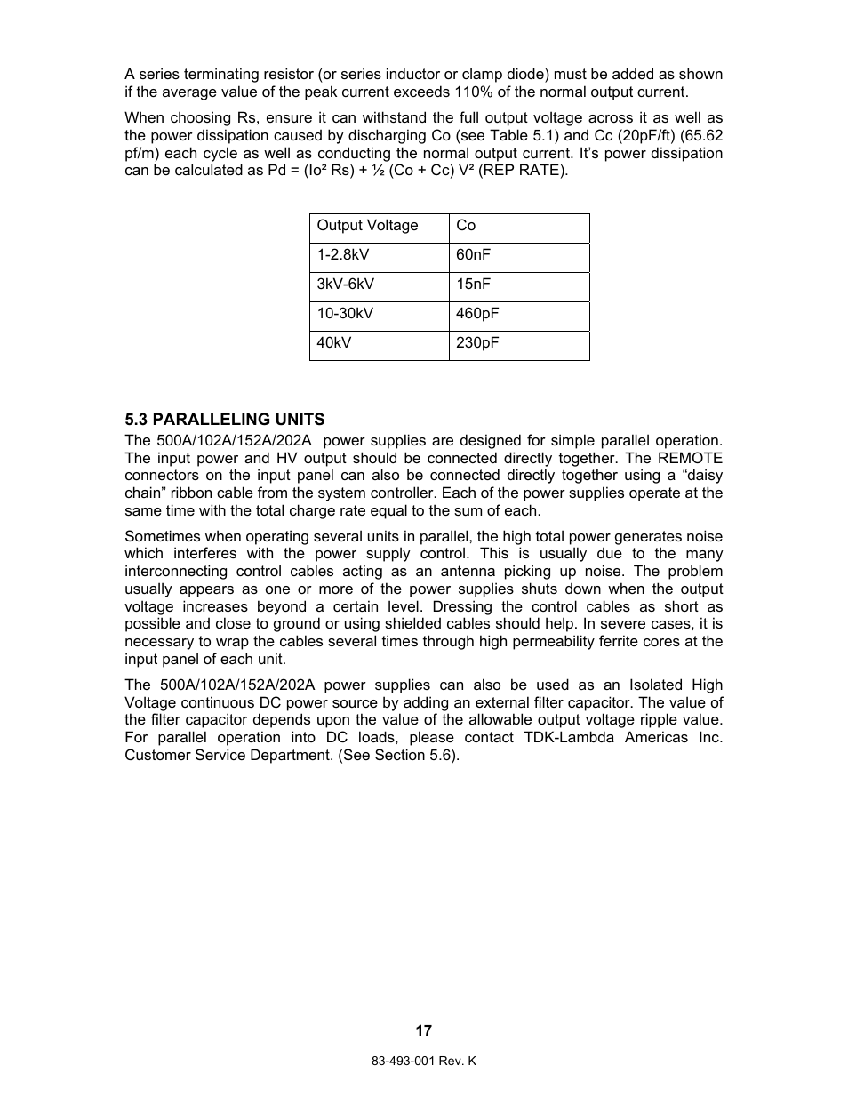 TDK 500A User Manual | Page 25 / 58