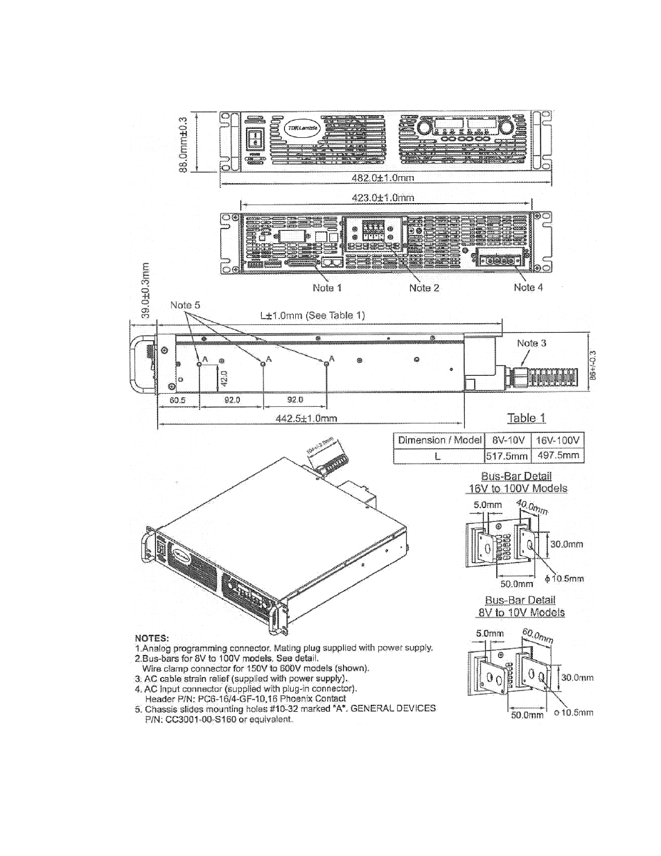 TDK 2U GENESYS 5KW User Manual | Page 20 / 81