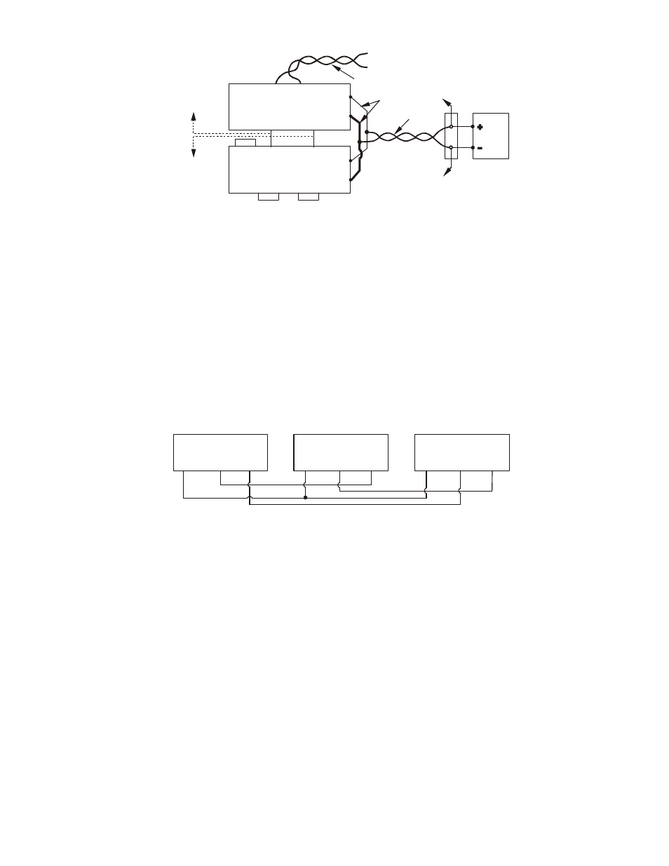 16 daisy-chain connection, 17 front panel locking, Fig.5-6: daisy-chain connection | Fig.5-5: parallel operation with remote sensing | TDK 2U GENESYS 5KW User Manual | Page 53 / 81