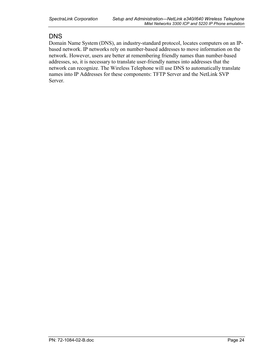 Mitel networks voip integration factors | TDK 3300 ICP User Manual | Page 24 / 42