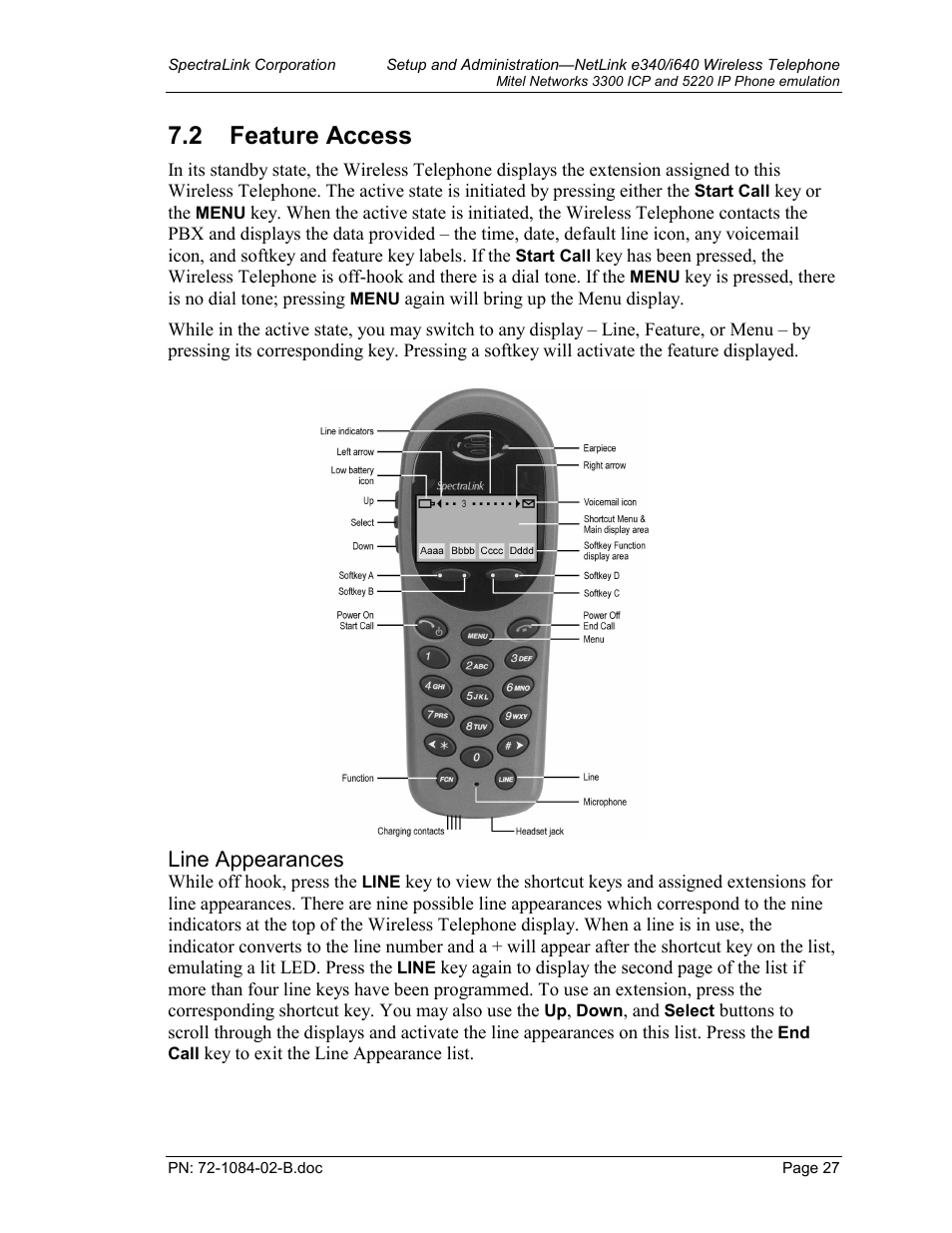 Feature assignment, 2 feature access | TDK 3300 ICP User Manual | Page 27 / 42