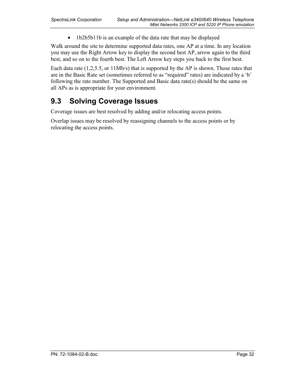 3 solving coverage issues | TDK 3300 ICP User Manual | Page 32 / 42