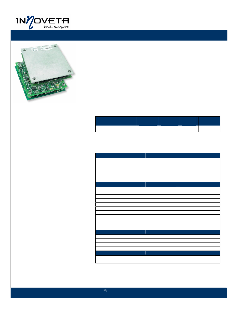 TDK Veta iHA Series User Manual | 2 pages