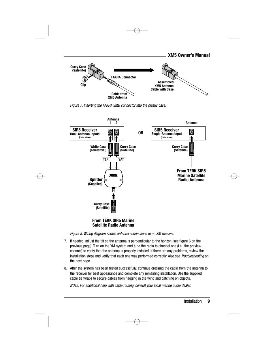 Xm5 owner’s manual | TERK Technologies XM5 User Manual | Page 9 / 12
