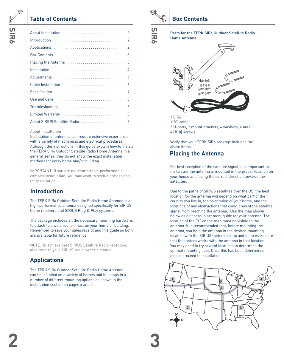 Sir6 | TERK Technologies SIR6 User Manual | Page 2 / 4