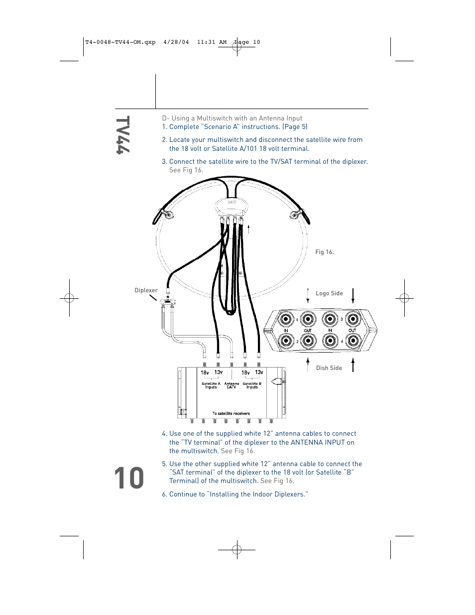 TERK Technologies TV44 User Manual | Page 11 / 14
