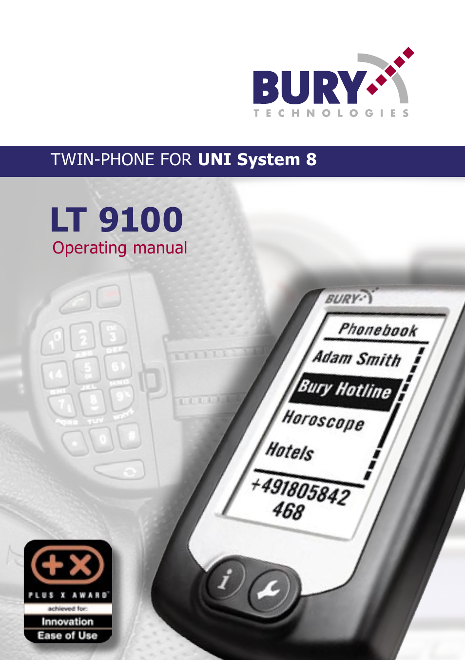 THB Bury LT 9100 User Manual | 25 pages