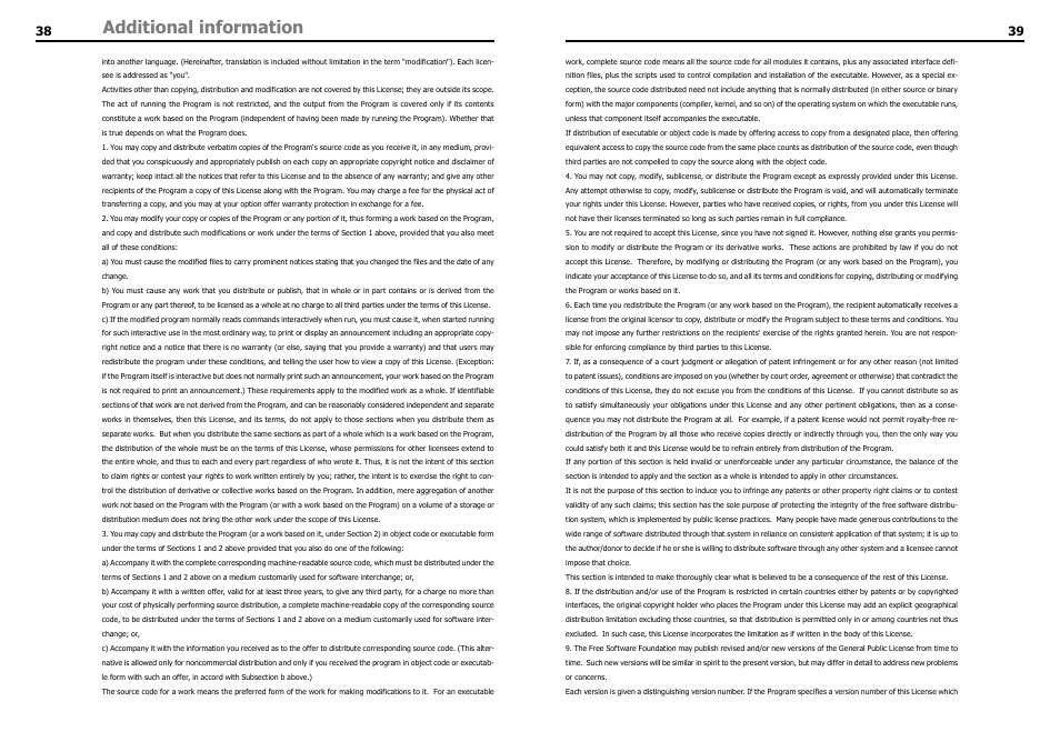 Additional information | THB Bury LT 9100 User Manual | Page 21 / 25