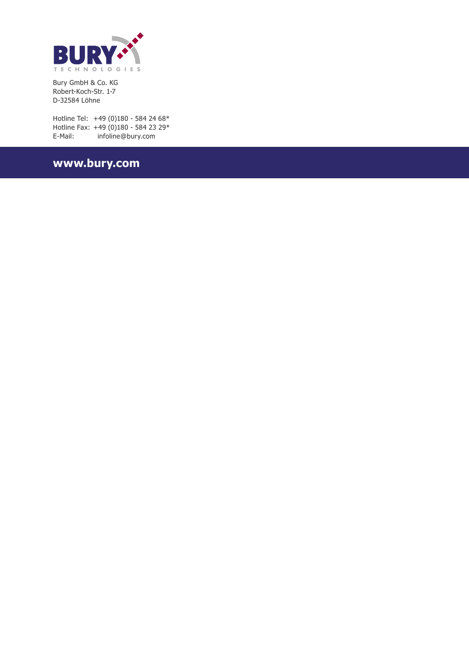 THB Bury LT 9100 User Manual | Page 25 / 25