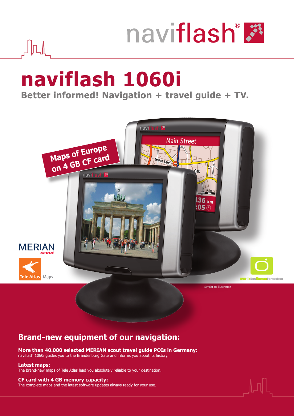 THB Bury Naviflash 1060i User Manual | 2 pages
