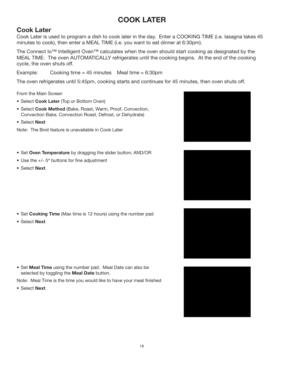 Cook later | TMIO PS302SS00 User Manual | Page 19 / 39