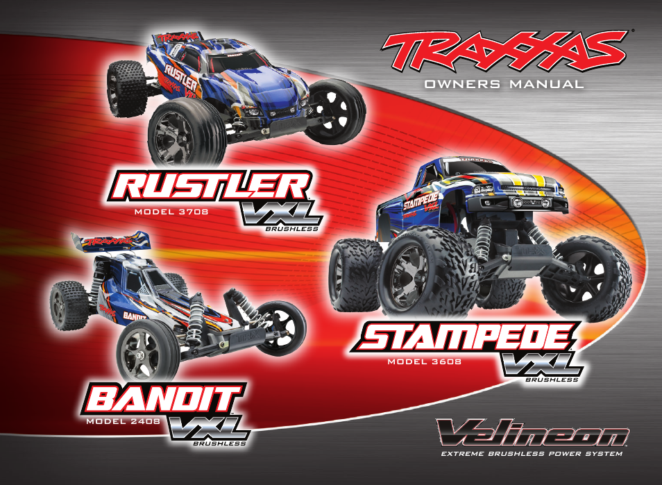 Traxxas RUSTLER 3608 User Manual | 28 pages