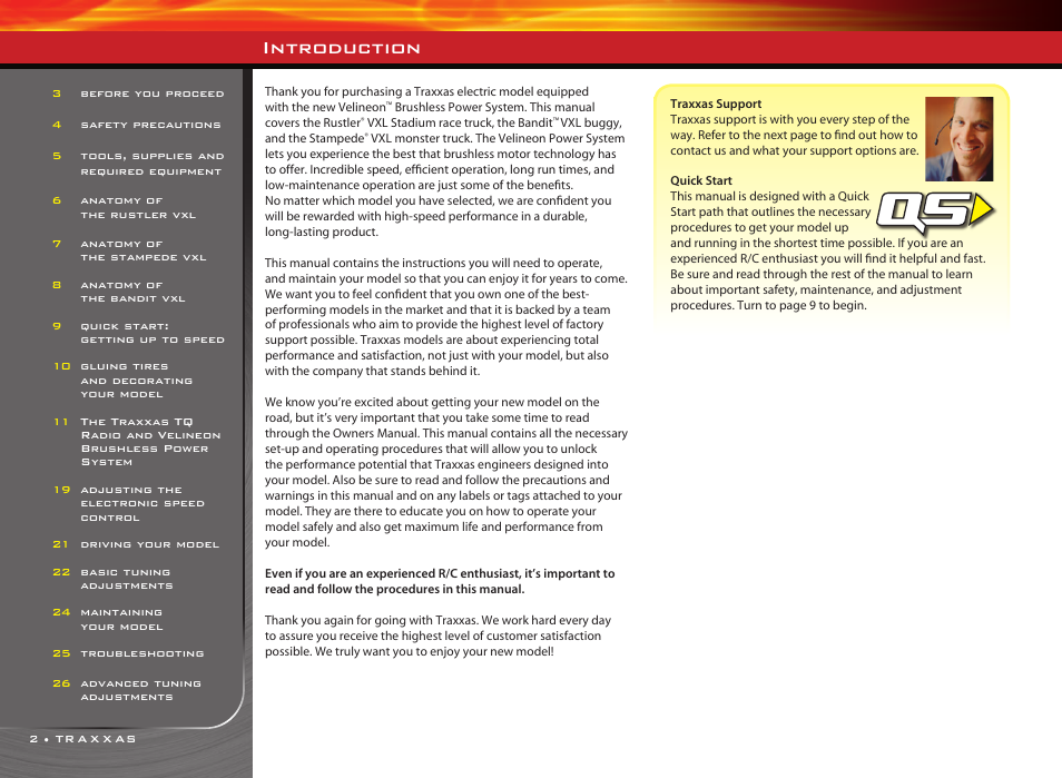Introduction | Traxxas RUSTLER 3608 User Manual | Page 2 / 28