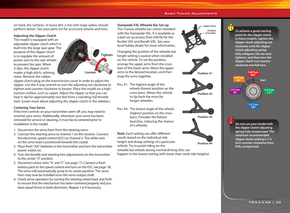 Traxxas RUSTLER 3608 User Manual | Page 23 / 28