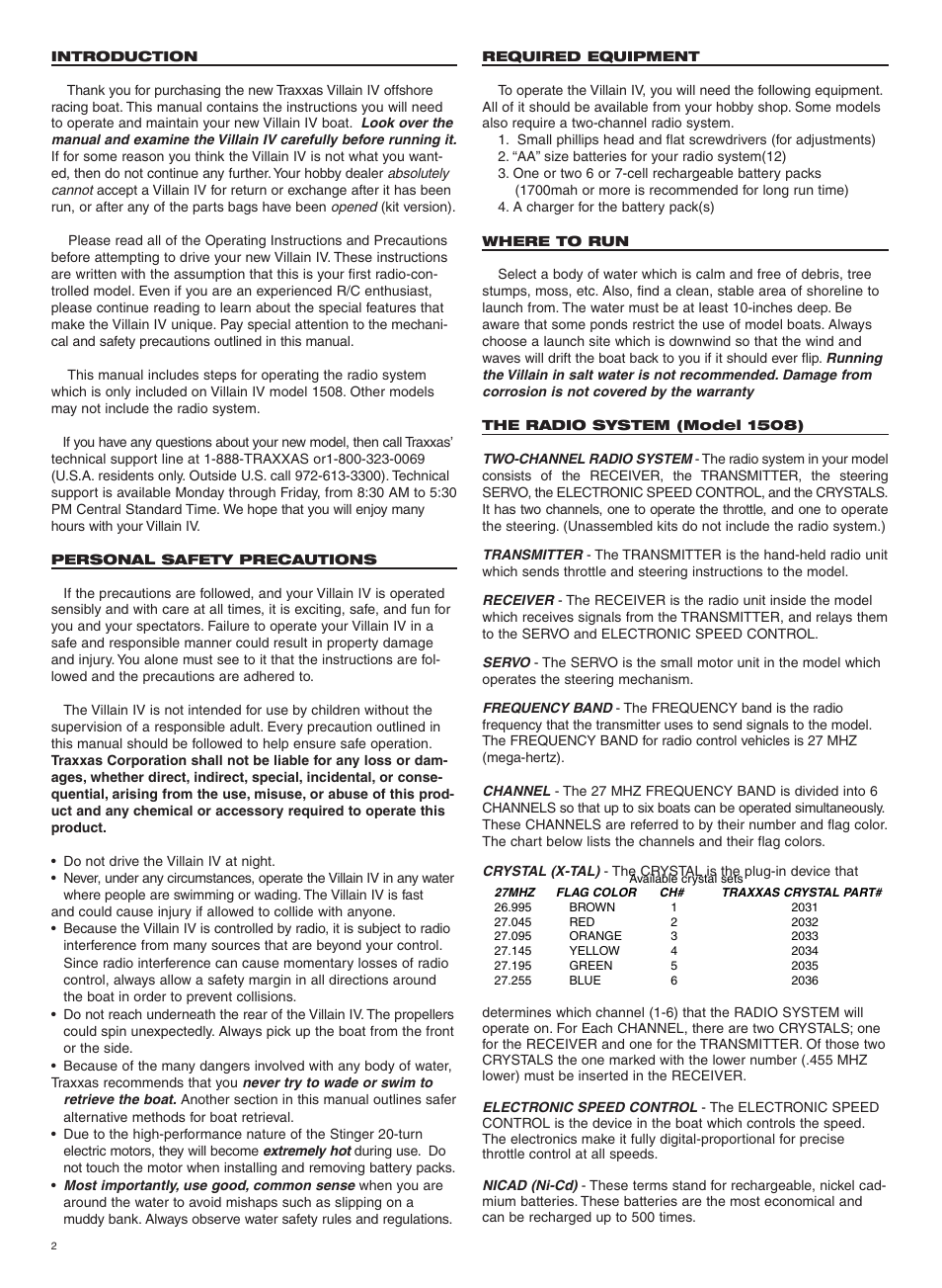 Traxxas 1508 User Manual | Page 2 / 7
