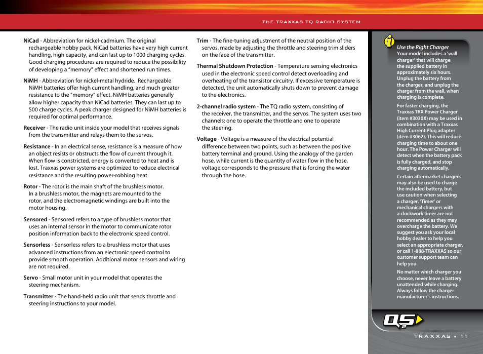 Traxxas 1/16 SLASH VXL 4WD 7108 User Manual | Page 11 / 28