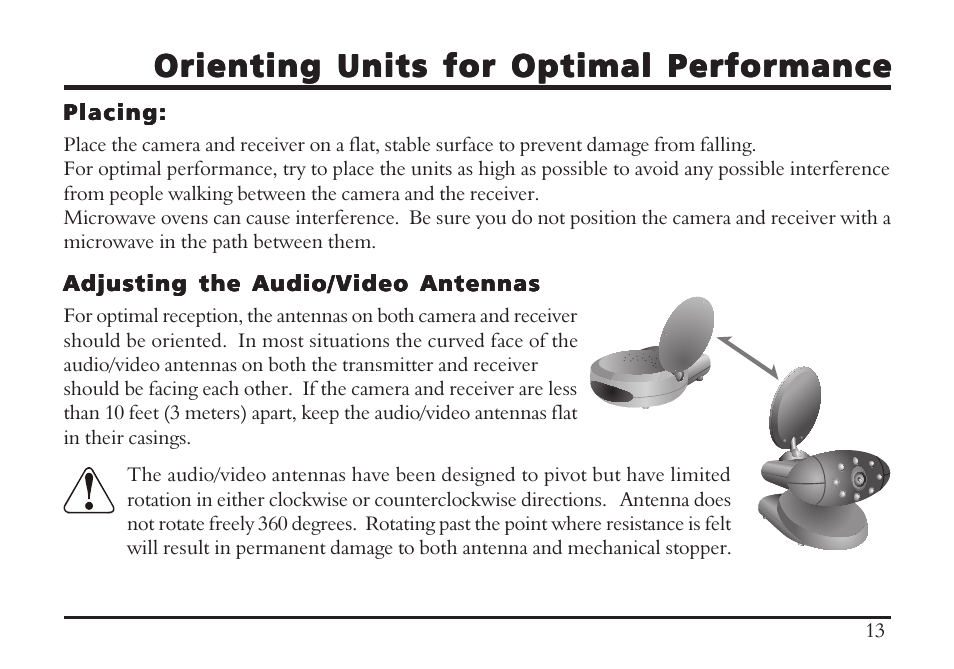 Orienting units for optimal performance | TRANWO Technology 3010 User Manual | Page 15 / 78