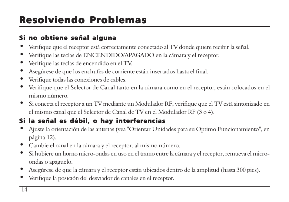 Resolviendo problemas | TRANWO Technology 3010 User Manual | Page 48 / 78