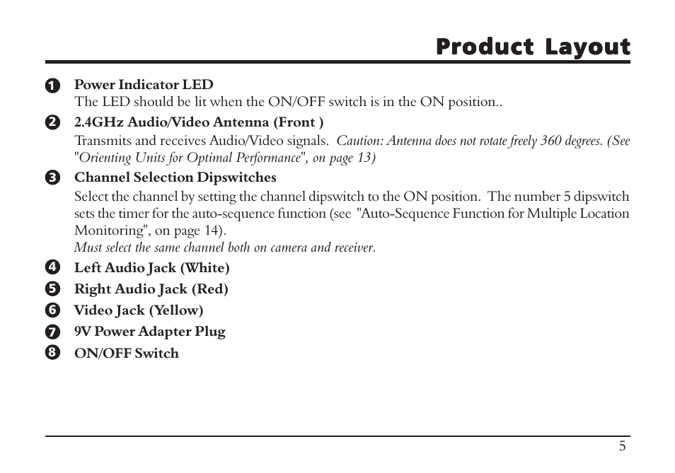 Product layout | TRANWO Technology 3010 User Manual | Page 7 / 78