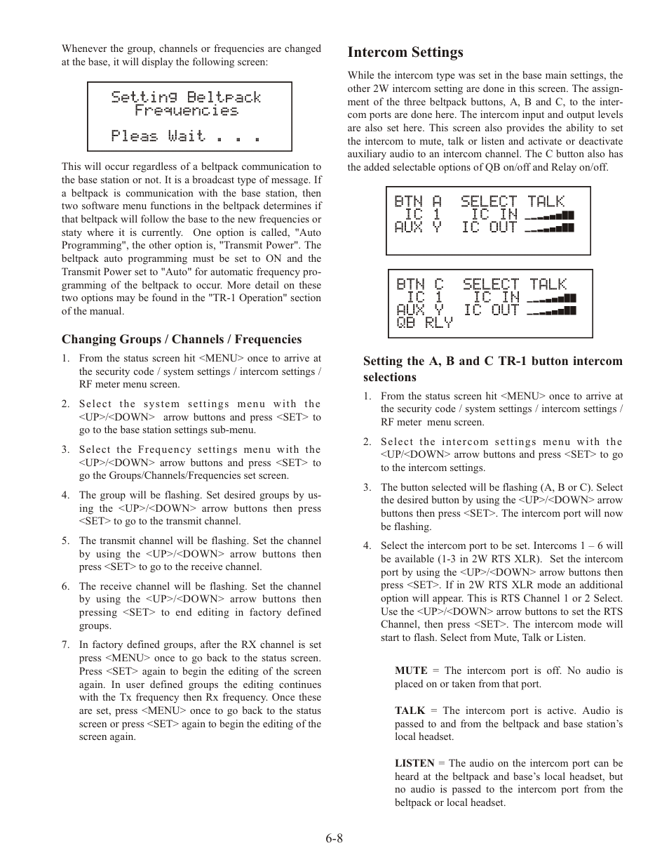 Telex RADIOCOM TR-1 User Manual | Page 27 / 56
