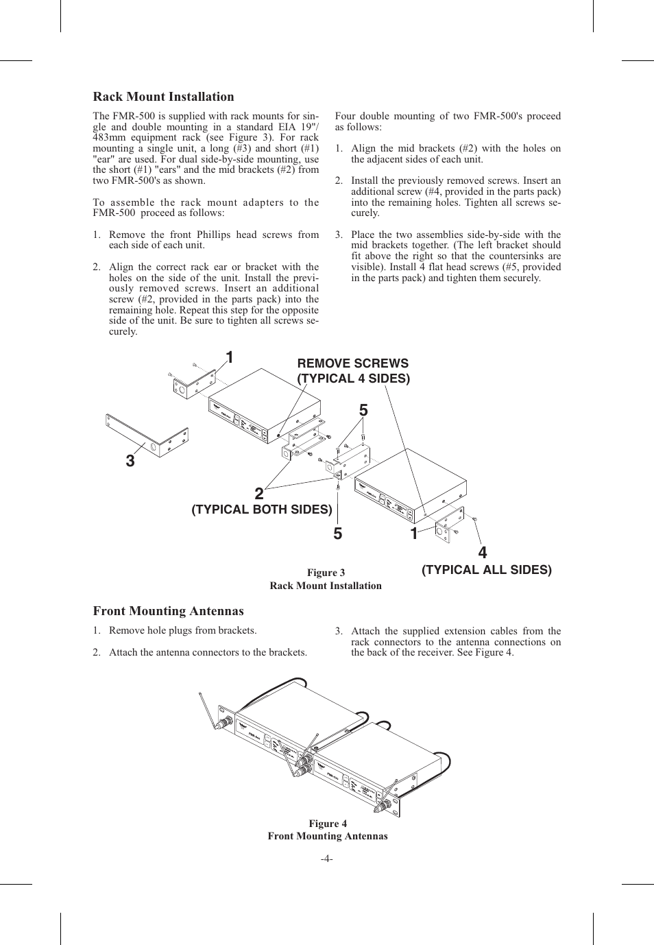 Telex FMR-500 User Manual | Page 5 / 15