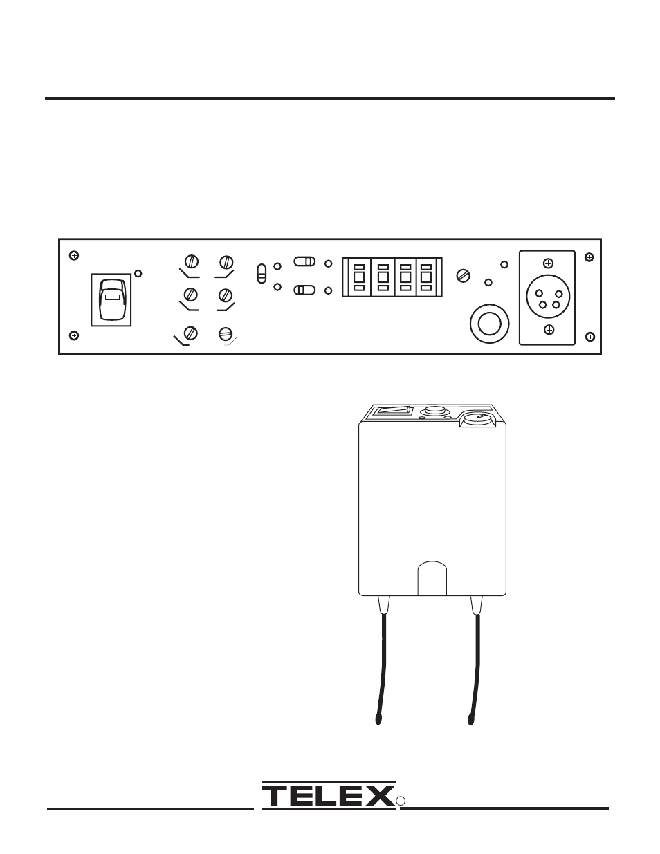 Telex RadioCom BTR-500/600C User Manual | 40 pages