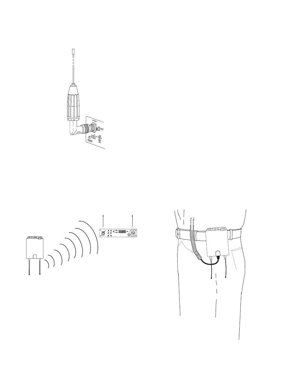 Antenna polarization, Distance between antennas, Antenna placement | Telex RadioCom BTR-500/600C User Manual | Page 11 / 40