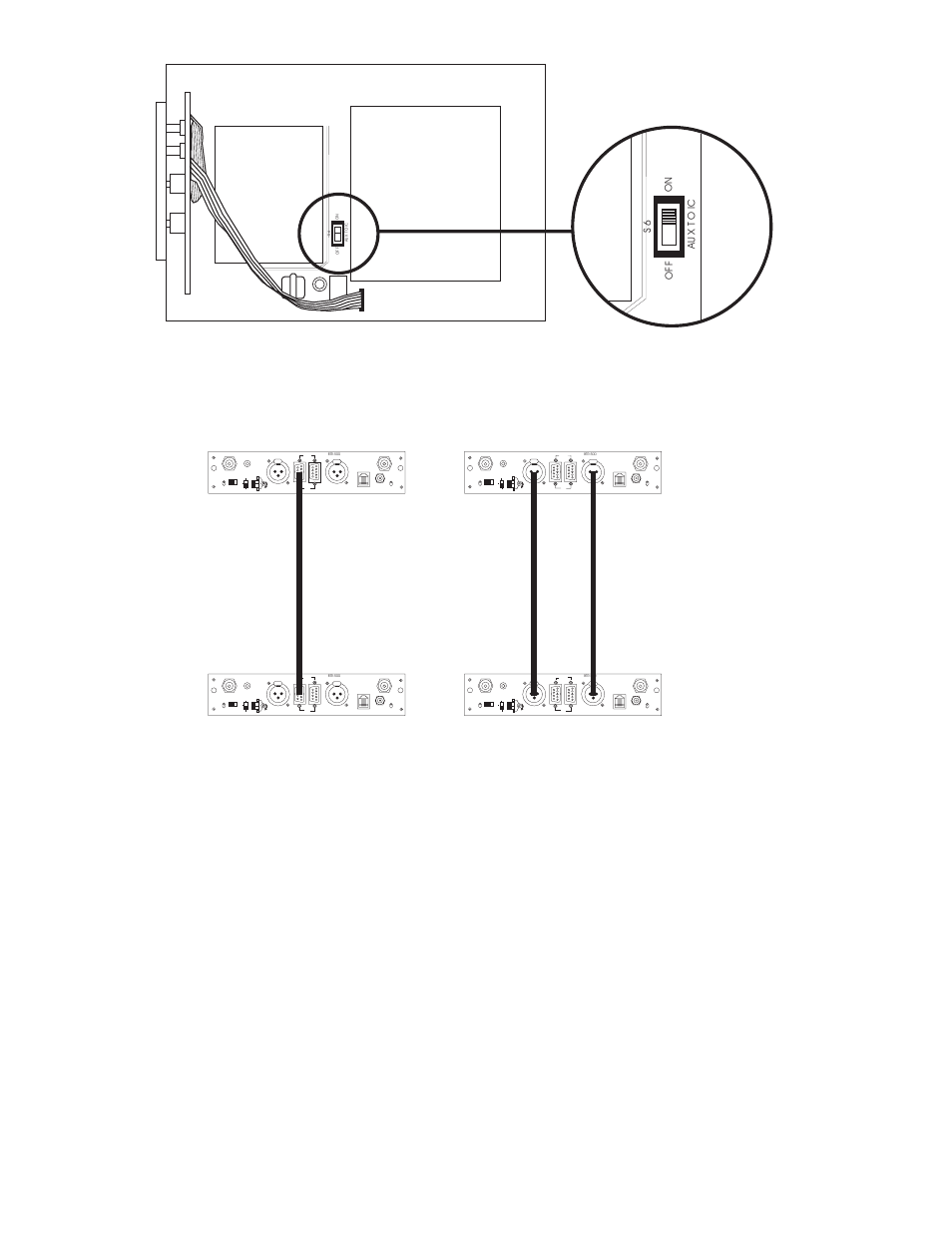 Interconnection to a hard-wired intercom system, Transmit channel, Power 12-15v ac/dc receive channel | Telex RadioCom BTR-500/600C User Manual | Page 17 / 40