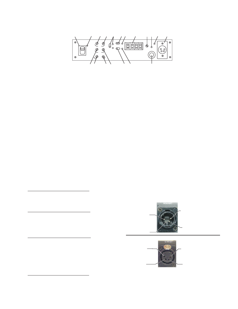 Base station transceiver, Controls and connections, Figure 2 headset wiring | Figure 1 front panel controls and connections, Telex units rts units | Telex RadioCom BTR-500/600C User Manual | Page 5 / 40