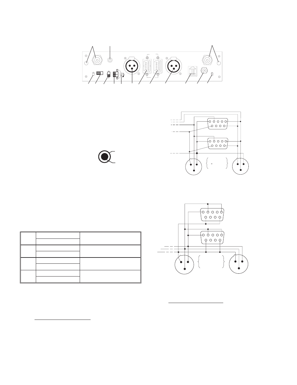 Base station, Controls and connections - rear panel | Telex RadioCom BTR-500/600C User Manual | Page 6 / 40